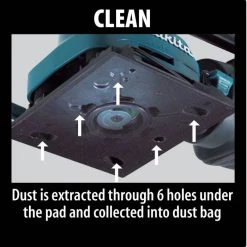 Makita BO4556K 1/4 Sheet Finishing Sander, with Tool Case -Handheld Power Equipment Sales 00ebab7a 299a 4ec3 bfac 27feb176563e bo4556k f 1500px