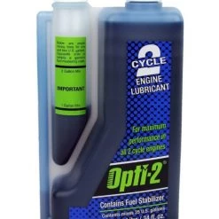 Opti-2 2 Cycle 34 oz Bottle Smokeless Oil Mix 25 Gallons EZ Measure Bottle -Handheld Power Equipment Sales 20112