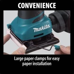 Makita BO4556K 1/4 Sheet Finishing Sander, with Tool Case -Handheld Power Equipment Sales 2f8f9ba4 b8e7 4bd8 9204 1df8075fa120 bo4556k f 1500px