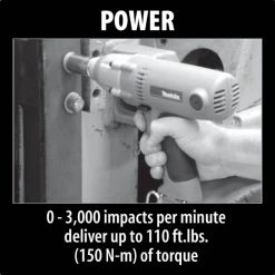 Makita 6953 - 1/2" Impact Wrench w/ Detent Pin Anvil -Handheld Power Equipment Sales 3 36 1