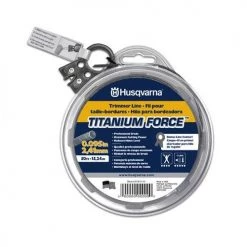 Husqvarna Genuine Part 639005101 String Trimmer Line 0.095" Titanium Force 50' Pack of 10