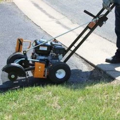 Brave Pro BRPE109H 10" Edge Scaper 163cc Honda GX160 -Handheld Power Equipment Sales brpe109h action 04 full