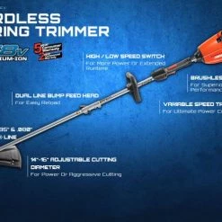 Echo CST-58V2AHCV 58V Lithium-Ion Electric String Trimmer -Handheld Power Equipment Sales capture 9 41