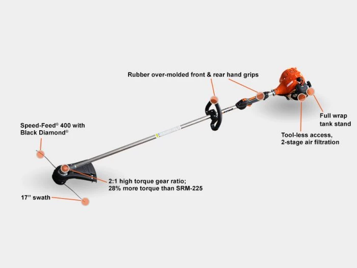 Echo SRM-2320T 17" Straight String Trimmer 21.2cc 2 Echo SRM-2320T 17" Straight String Trimmer 21.2cc - Image 2